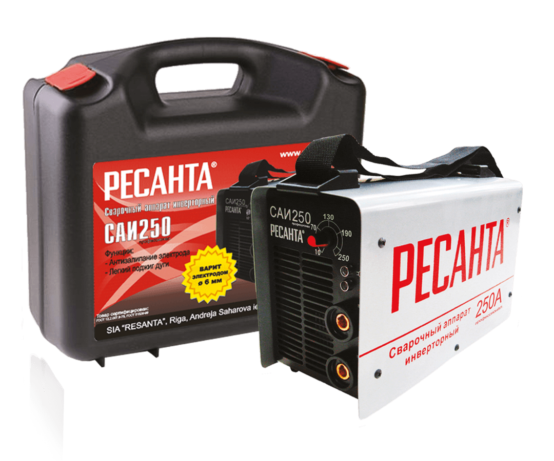 Инвертор сварочный САИ 250 Ресанта 656