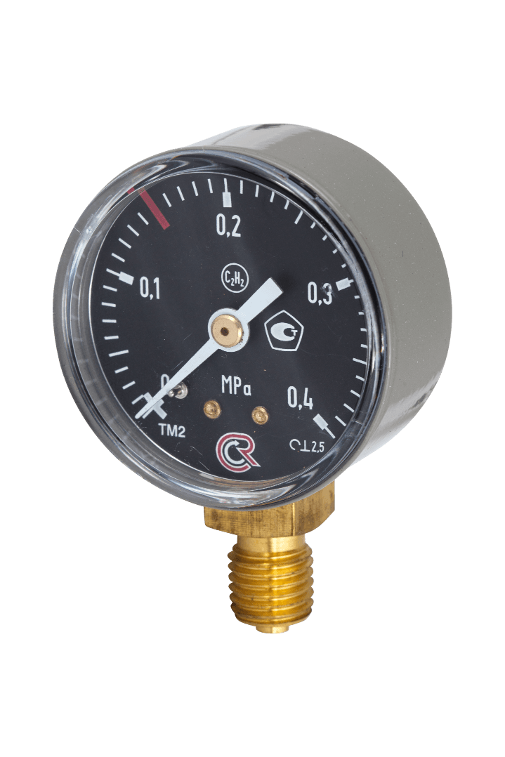 Манометр М12х1,5 ацетиленовый 0-0,4 МПа
