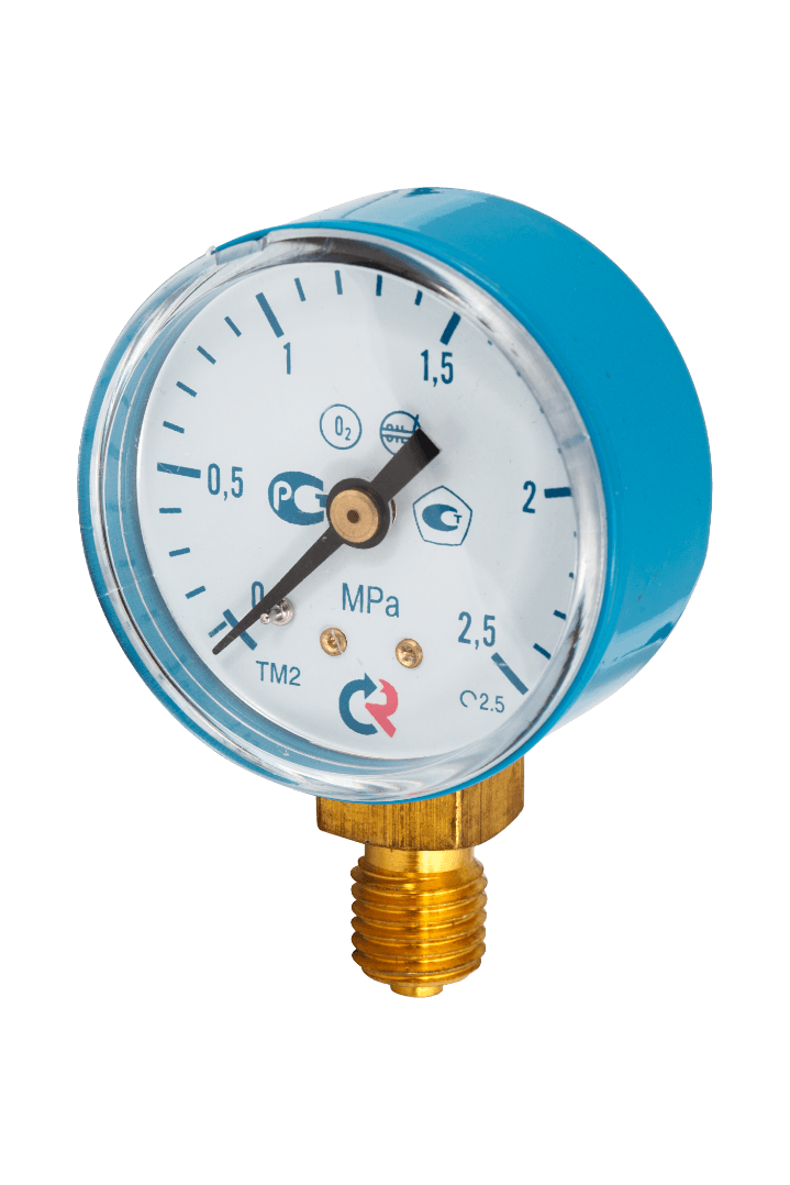 Манометр М12х1,5 кислородный 0-2,5 МПа