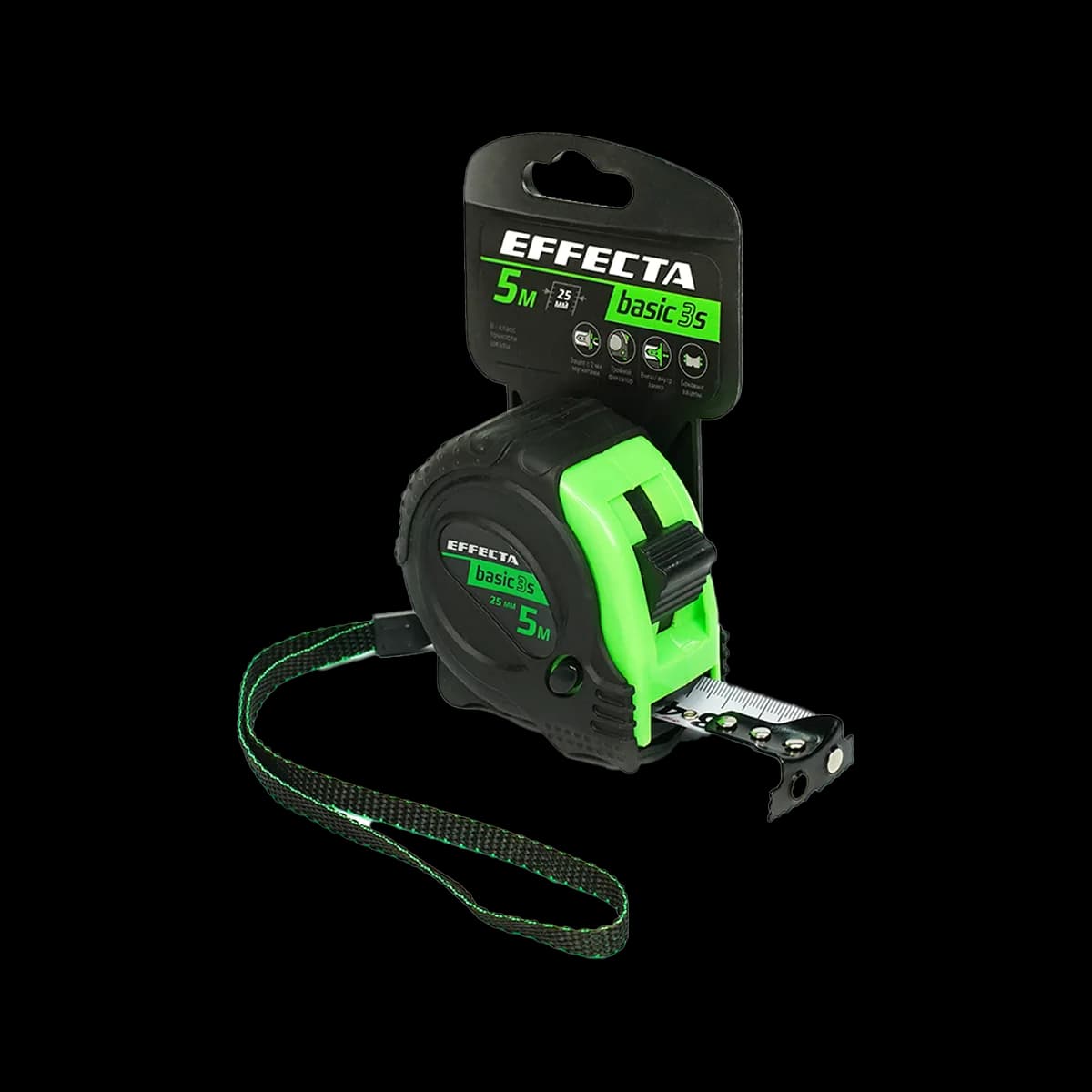 Рулетка EFFECTA Basic с магнитом  5м / 25 мм  570525S