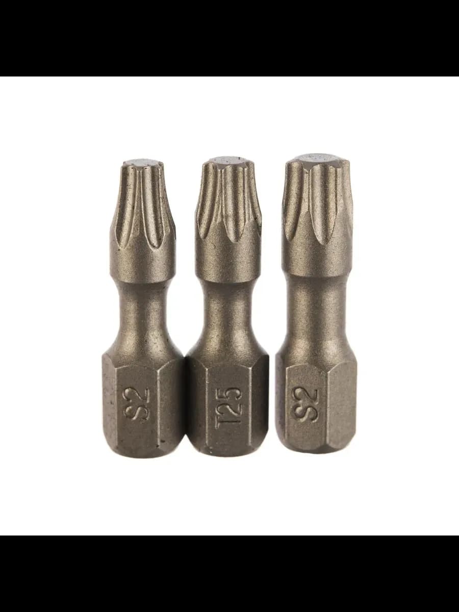 Набор бит SET3 E6,3, Tx20, 25, 30-50, 3 шт/карта