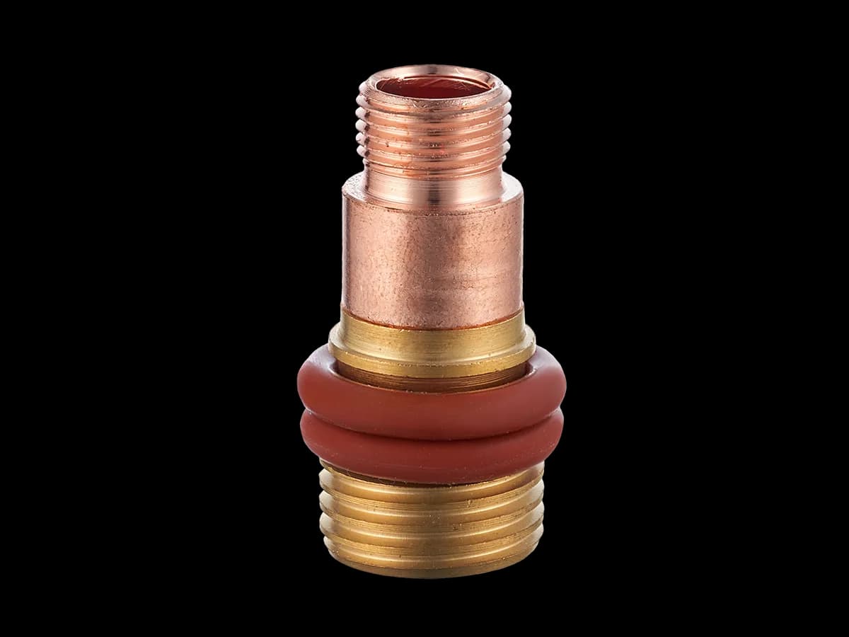 Держатель цанги д/горелки короткий газ./линза 1,6мм (TS 17-18-26) IGF0086-16