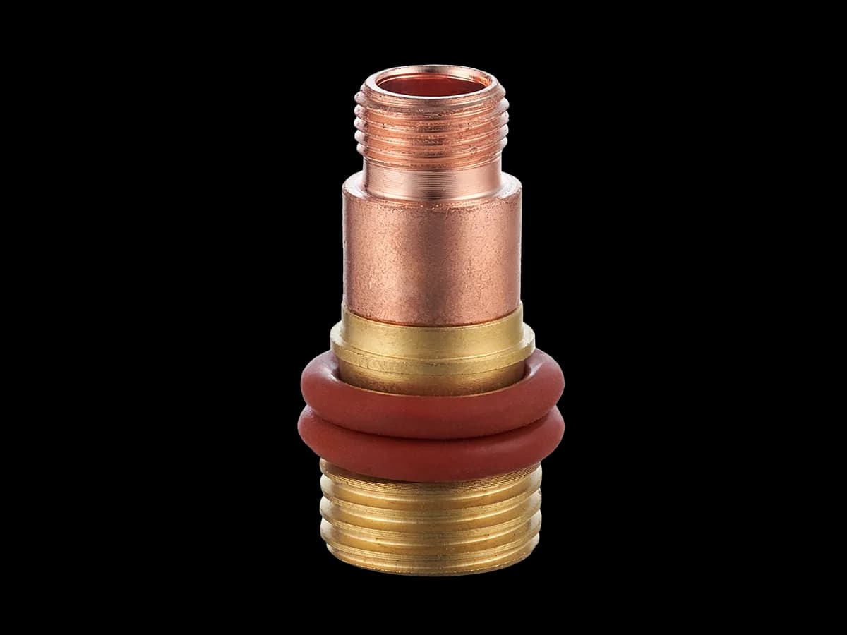 Держатель цанги д/горелки короткий газ./линза 2,0мм (TS 17-18-26) IGF0086-20